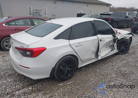 2024 Honda Civic Sport из США, поврежденный, VIN 2HGFE2F50RH537021